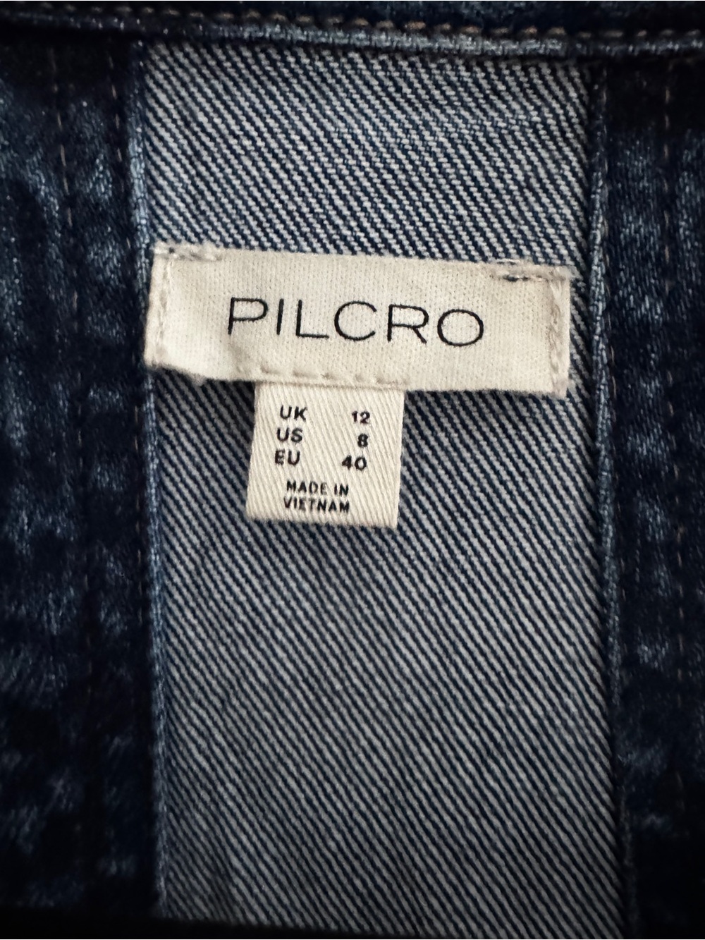 Pilcro Dark Blue Denim Halter Dress with Belt - Picture 5 of 10